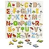 Skillofun Wooden Alphabet Tray with Pictures, Fun & Educational ...