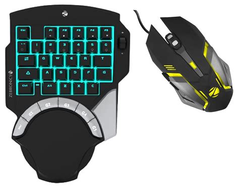 Amazon.in: Buy ZEBRONICS Zeb-MAX Atom one-Handed RGB Gaming Mechanical ...