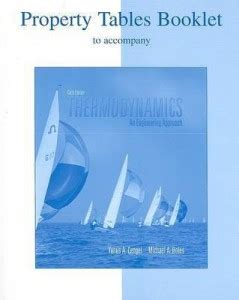 Property Tables Booklet/Thermodynamics - An Engineering Approach: Buy ...