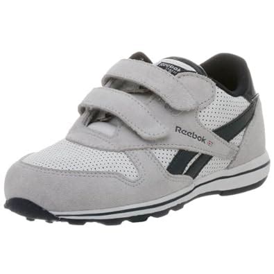 Reebok Infant/Toddler Versa Classic Leather Perf Sneaker,White/Navy ...