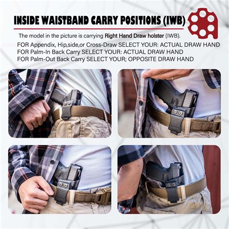 Amberide IWB KYDEX Holster Fit: Smith & Wesson M&P 9mm/.40 M2.0 4” & 4. ...