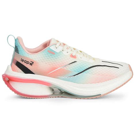 Buy Leap7x Peach Sports Running Shoes For Women