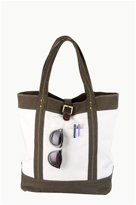 Buy Online Throw In Olive Twill Tote Bags Online in India at Zobello