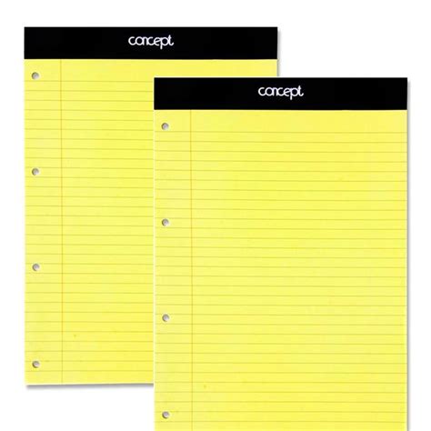 Yellow Notebook Paper