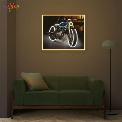 Royal Enfield Neon Sign Artwork – acrylicsheetsindia