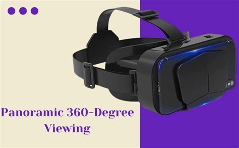Mabron 3D VR Glasses Giant Screen VR Headset (4.7-7 on Cellphone) Video ...