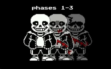 [ 各种版本的 最后一口气 全阶段 ]undertale last breath phases 1-3