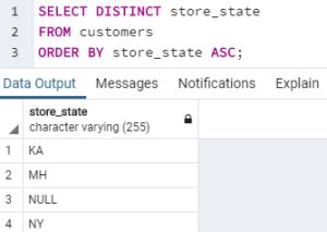 Image result for SQL=SELECT Distinct Example