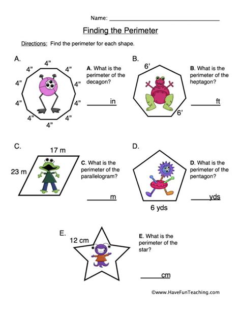 Image result for Perimeter Math Problem