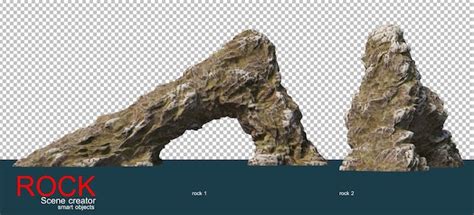 Différentes formes de pierres | PSD Premium