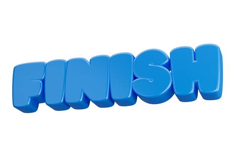 Examples Of Word Finish at Dara Patao blog