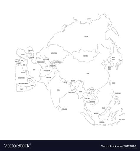 Asia Map Simple 的图像结果