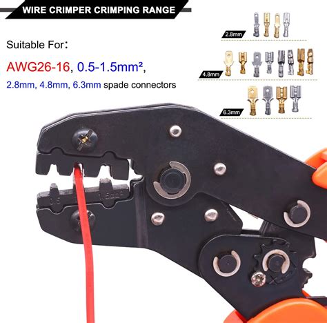 Buy Twidec/Wire Crimping Pliers 2.8/4.8/6.3 mm Spade 26-16AMG Crimping ...
