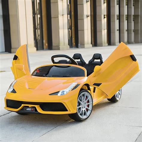 Buy JNCreations 12V Battery Operated Ride On Ferrari-8858 Car for Kids ...