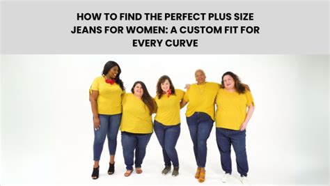 How to Find the Perfect Plus Size Jeans for Women? – Enim Custom Clothing