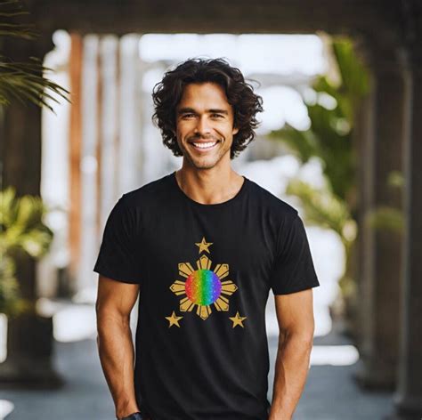 Filipino Pride Tee Shirt for Pride Month Tshirt, Philippines LGBTQ ...