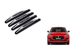 AUTO CAR WINNER Compact Black Car Door Guard (Set of 4) for New Maruti ...