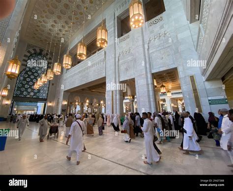 Jeddah, Saudi Arabia 26 January, 2023: Muslim pilgrims prayers at ...