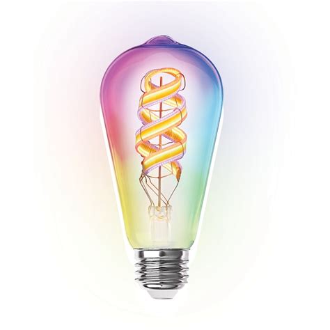 Feit Electric Feit LED Smart Bulbs 60-Watt EQ ST19 Full Spectrum Medium ...