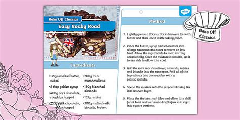 Easy Rocky Road Recipe - Bake Off Classics | Twinkl Yum