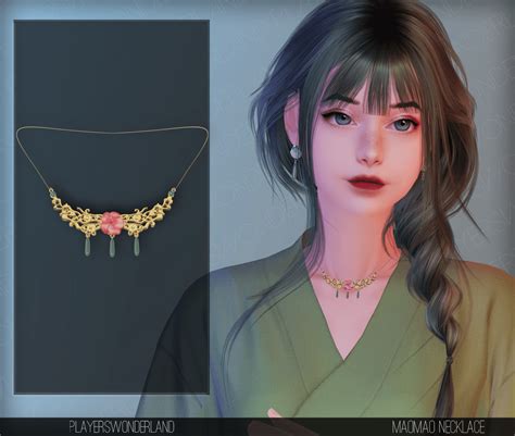 Maomao Short Necklace - Gallery - The Sims 4 Create a Sim - CurseForge