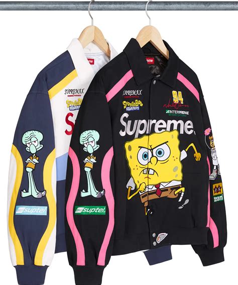 Supreme®/SpongeBob SquarePants Jeff Hamilton Racing Jacket | Supreme 25ss