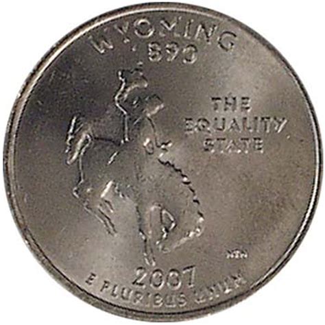 2007-P Wyoming Quarter Brilliant Uncirculated | International Coins ...
