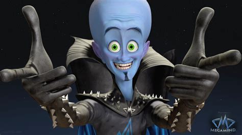 MegaMind Movie HD Wallpaper: The Genius Hero in Action