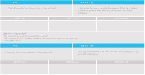 Customer Interview Worksheet 的图像结果