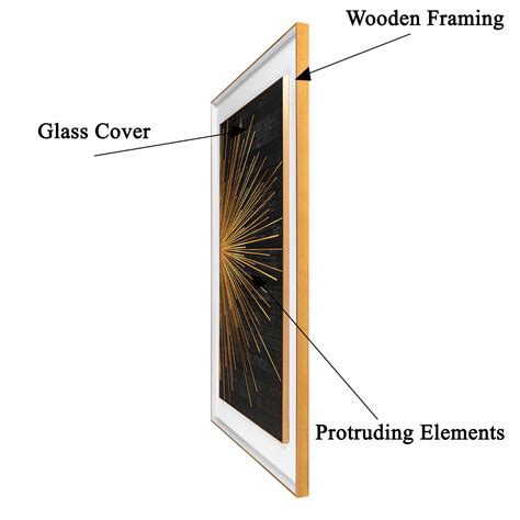 Buy Burst of Light Shadow Box Wall Decoration Piece | Dekor Company