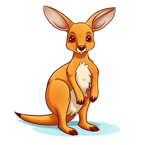 Premium Photo | Clip art kangaroo