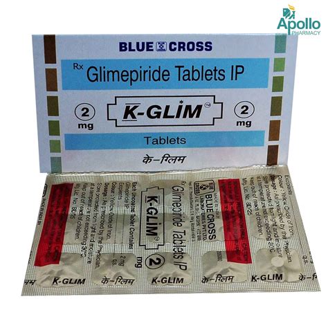K-Glim 2 mg Tablet 10's Price, Uses, Side Effects, Composition - Apollo ...