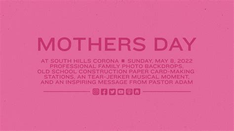 CORONA - Mother's Day | South Hills Church