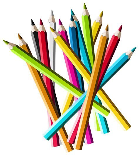 Colorful Pencils PNG Clipart Picture | Gallery Yopriceville - high ...