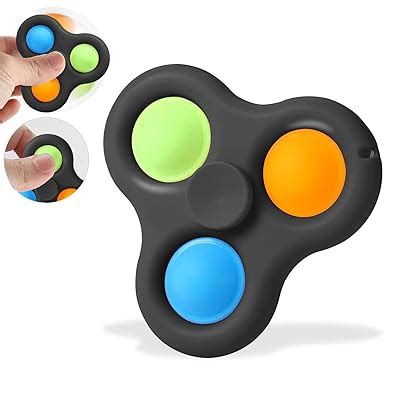 Buy FIGROL Fidget Spinner Push & Pop Pop Bubble Sensory, Simple Fidget ...