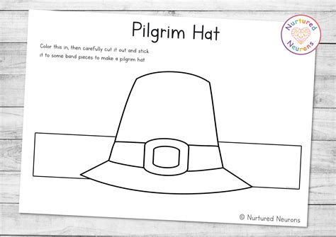 Printable Pilgrim Village Craft