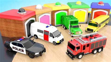 儿童玩具汽车警车救护车学颜色,亲子,早教,好看视频