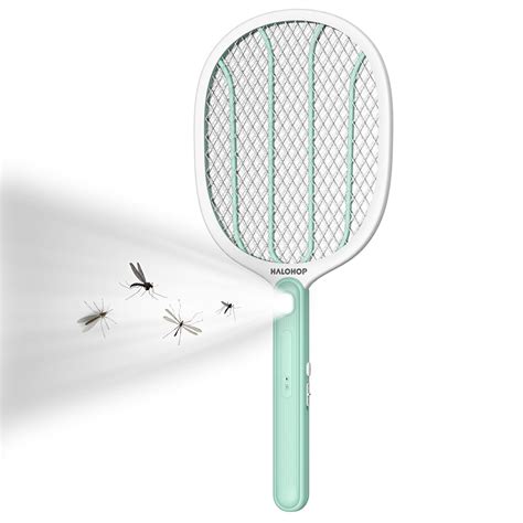 Halohop Rechargeable Mosquito Bat with LED Light丨Electric Fly Swatter ...