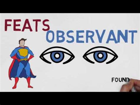 Feat #39: Observant (5E) - YouTube