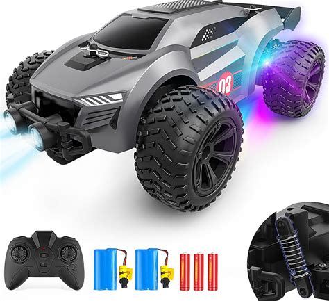 Amazon.com: EpochAir Remote Control Car - 20km/h High Speed RC Cars Off Road, 2x1000mAh ...
