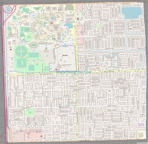 Map of University Park CDP, Florida - Thong Thai Real