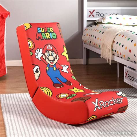 X Rocker Nintendo Video Rockers, Mario Power Up Edition Gaming Chair ...
