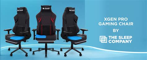 The Sleep Company XGen Pro Gaming Chair | 180° Flat Recline | Patented ...