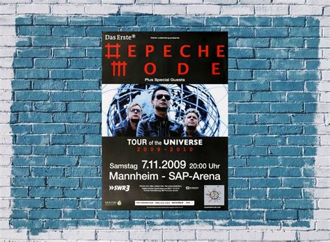 Depeche Mode - Universe, Mannheim 2009 - Konzertplakat, 55,00