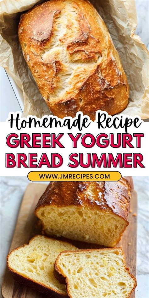 Greek Yogurt Bread Recipe - Moist and Tangy Homemade Loaf