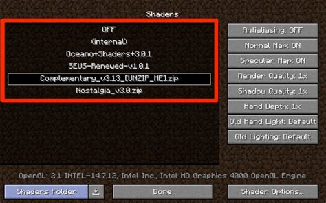 Image result for How to Add Minecraft Java Shaders
