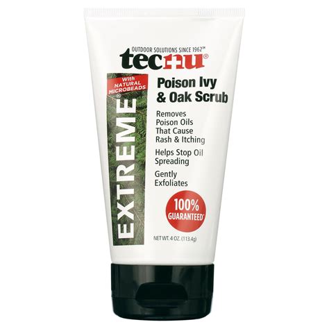 Tecnu Extreme Poison Oak and Ivy Scrub, Removes Rash-Causing Oils from ...