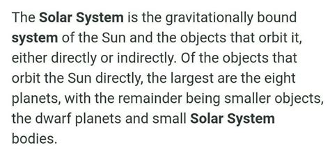 explain Solar system - Brainly.in