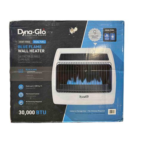 Dyna-Glo BF30DTL-4 30000-BTU Indoor Natural Gas Propane Convection Wall ...