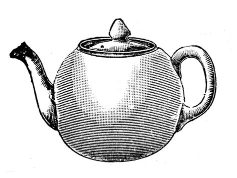Tea Kettle Drawing at Lilian Dixson blog